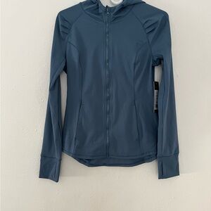 Yogalicious Lux Hooded Zip Jacket in
Slate Blue